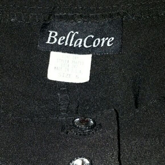 Bellacore Shorts With Rhinestone Button Fly 5 - Picture 4 of 5